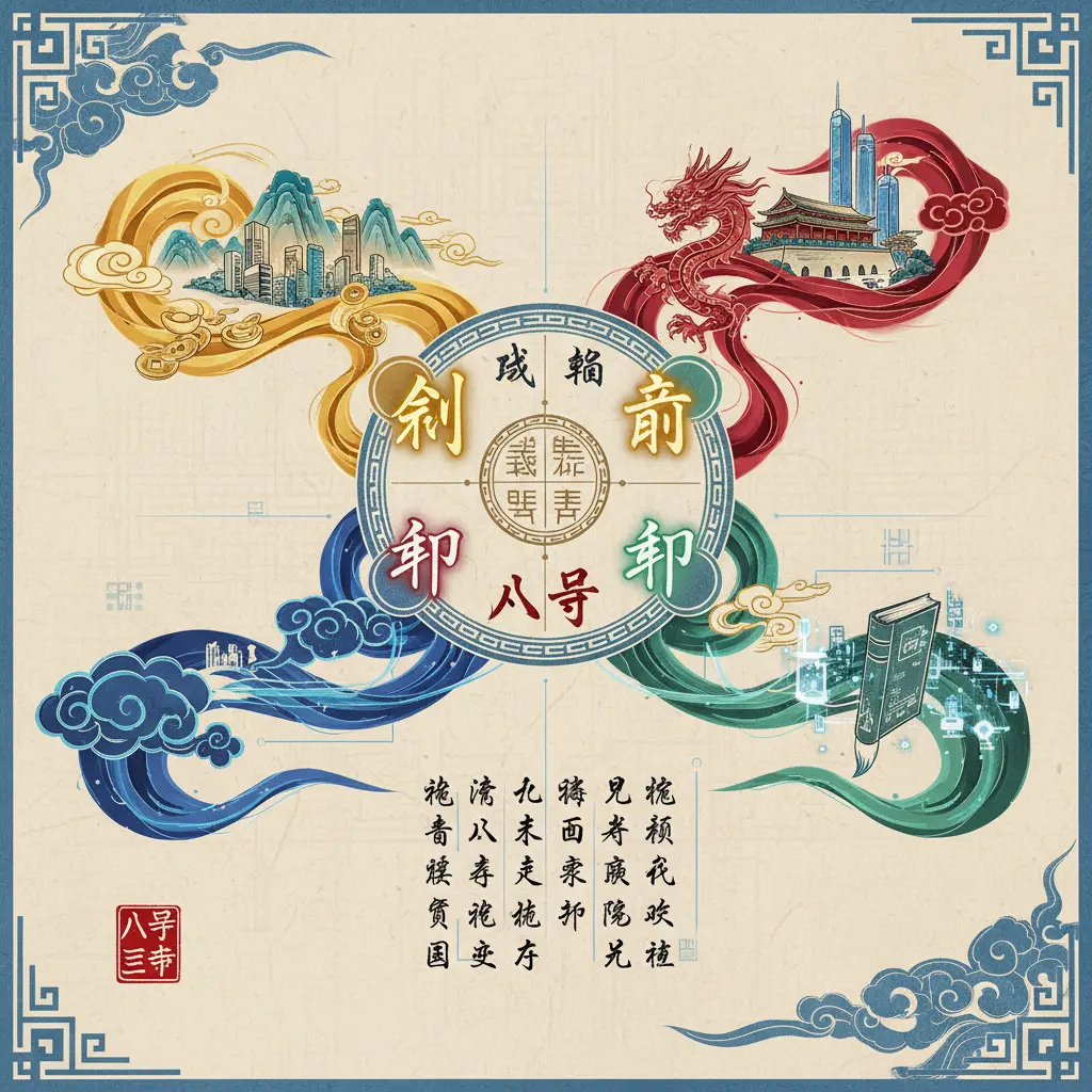 財官印三奇 - 八字