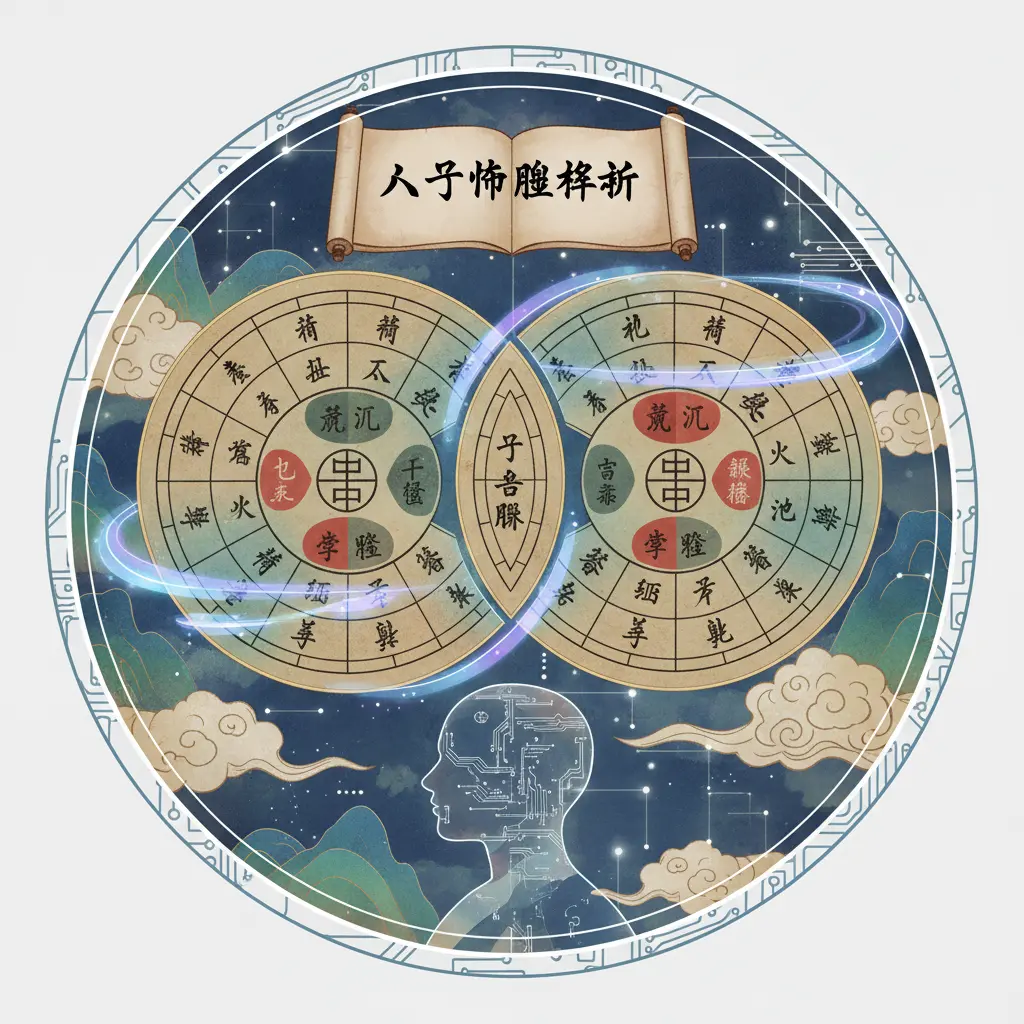 八字命盤解析 - 八字合盤
