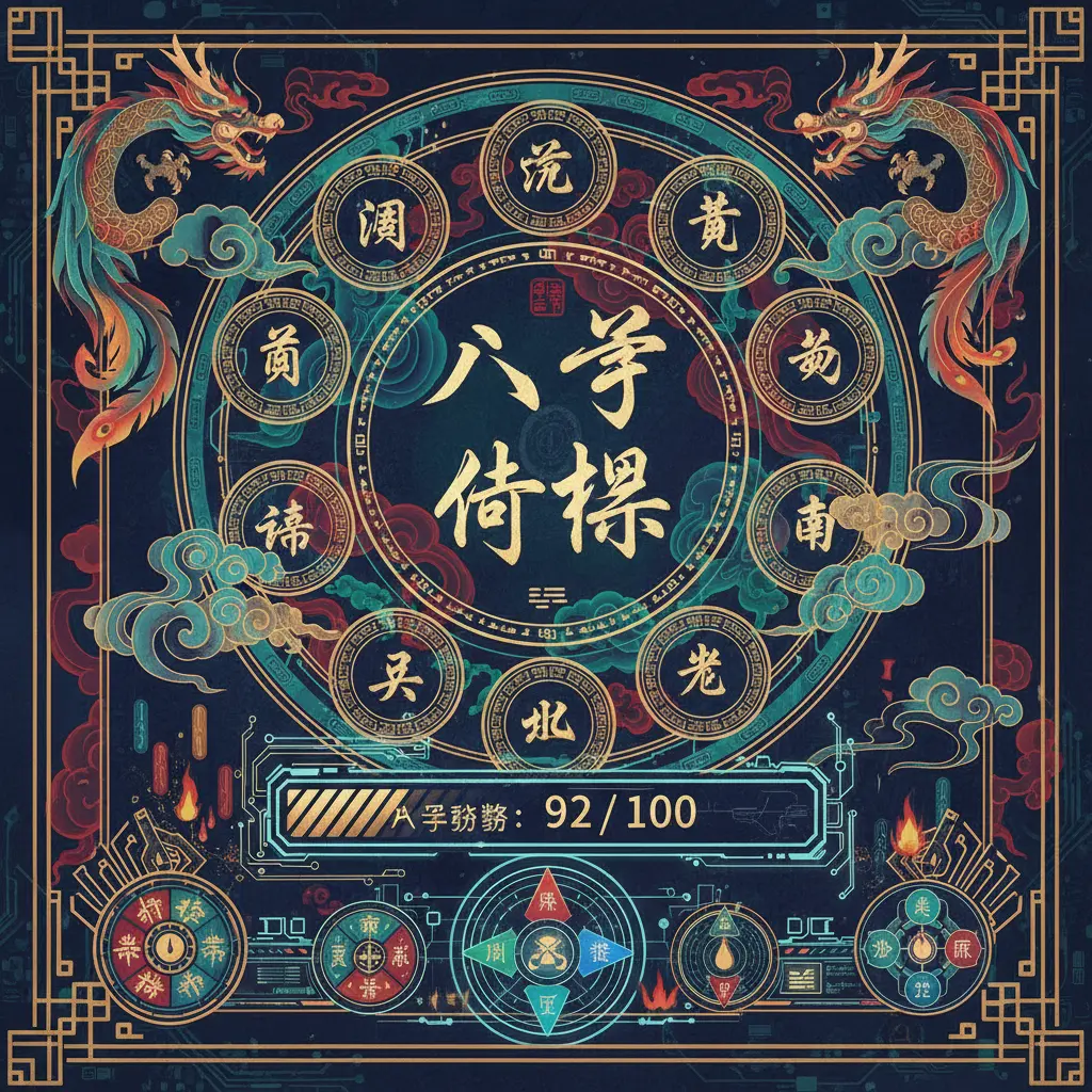 八字分數 - 八字命盤