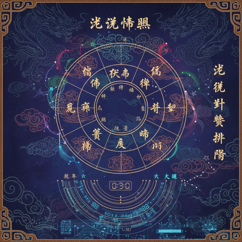 紫微鬥數排盤 - 紫微命盤