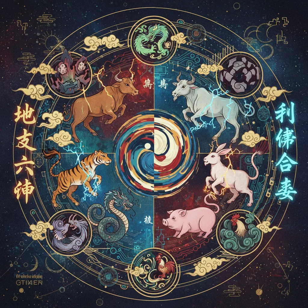 刑衝合害 - 地支六沖