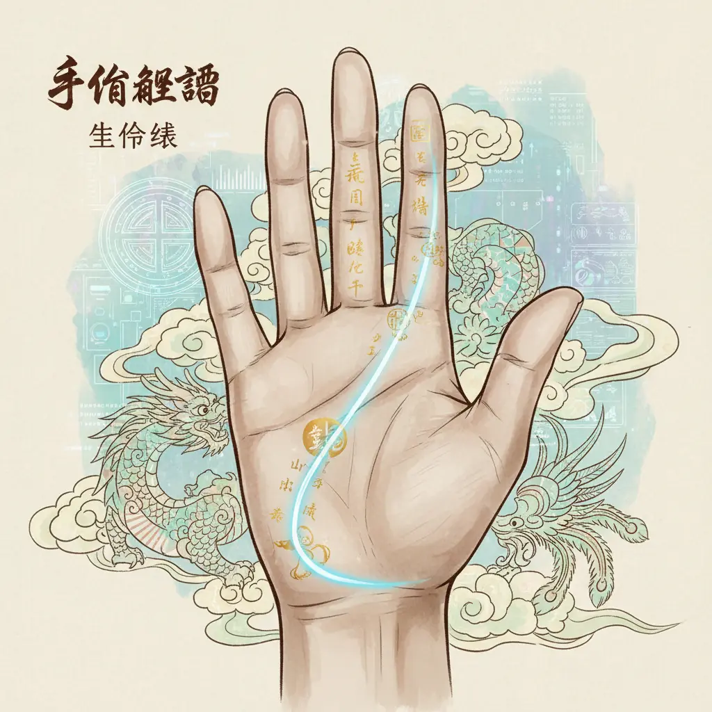 手相解讀 - 生命線