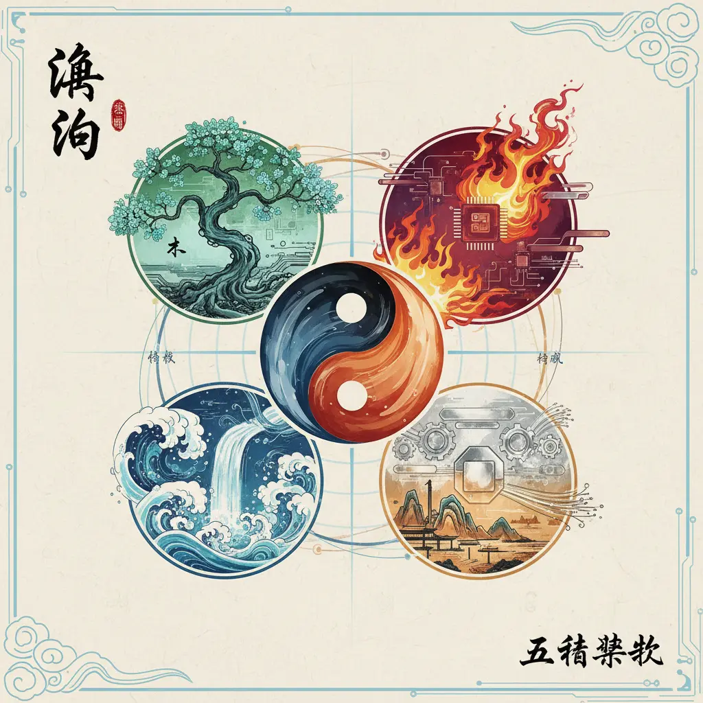 五行結構 - 陰陽