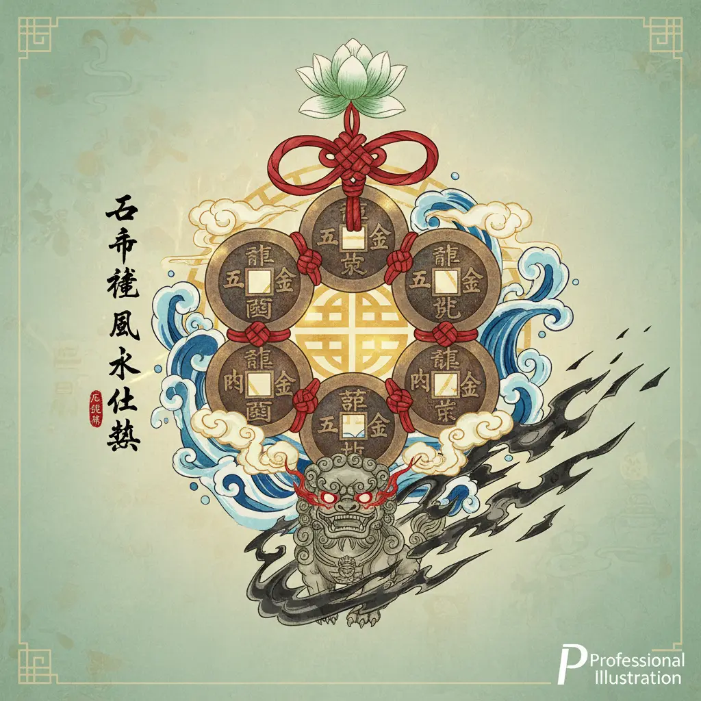 風水化煞 - 五帝錢