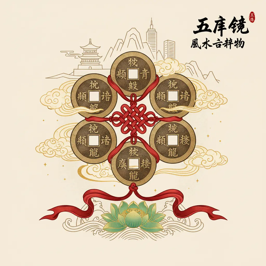 風水吉祥物 - 五帝錢