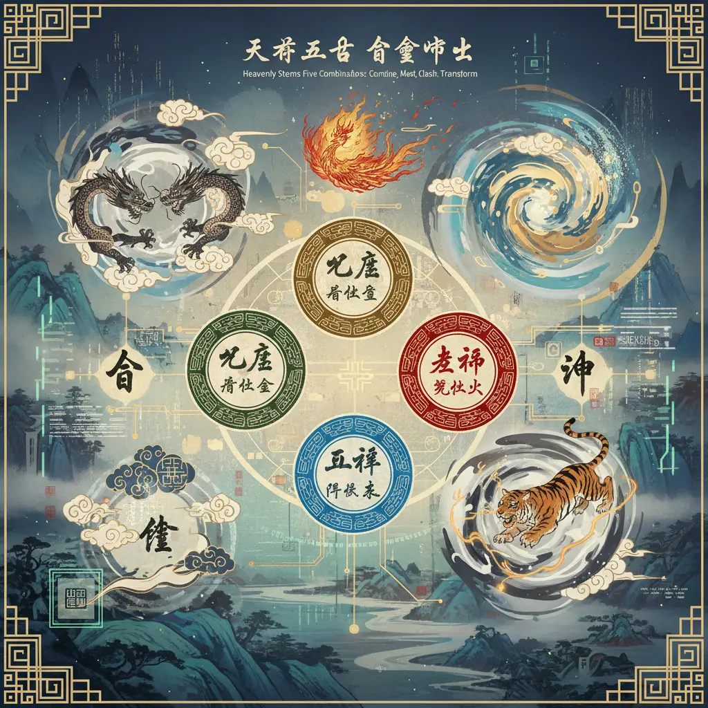 合會沖化 - 天干五合