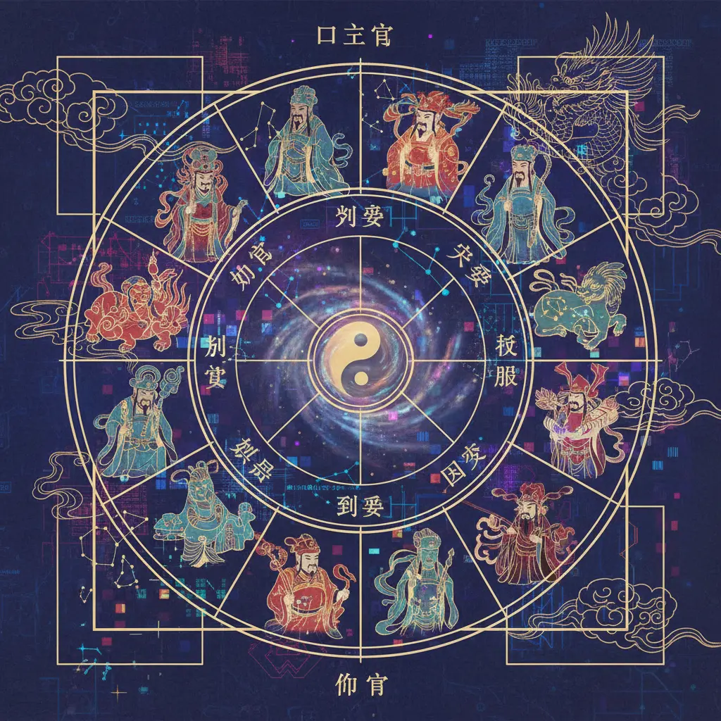 紫微鬥數排命盤 - 十二宮