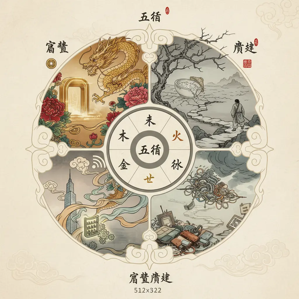 富貴貧賤 - 五行