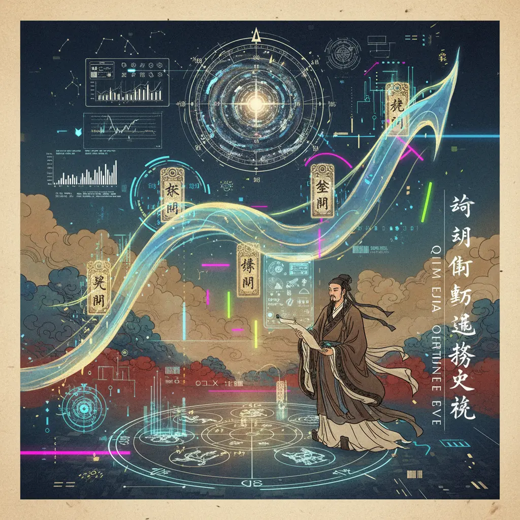 運勢曲線 - 奇門遁甲