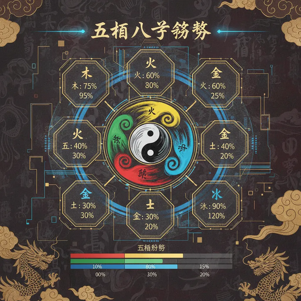 八字分數 - 五行