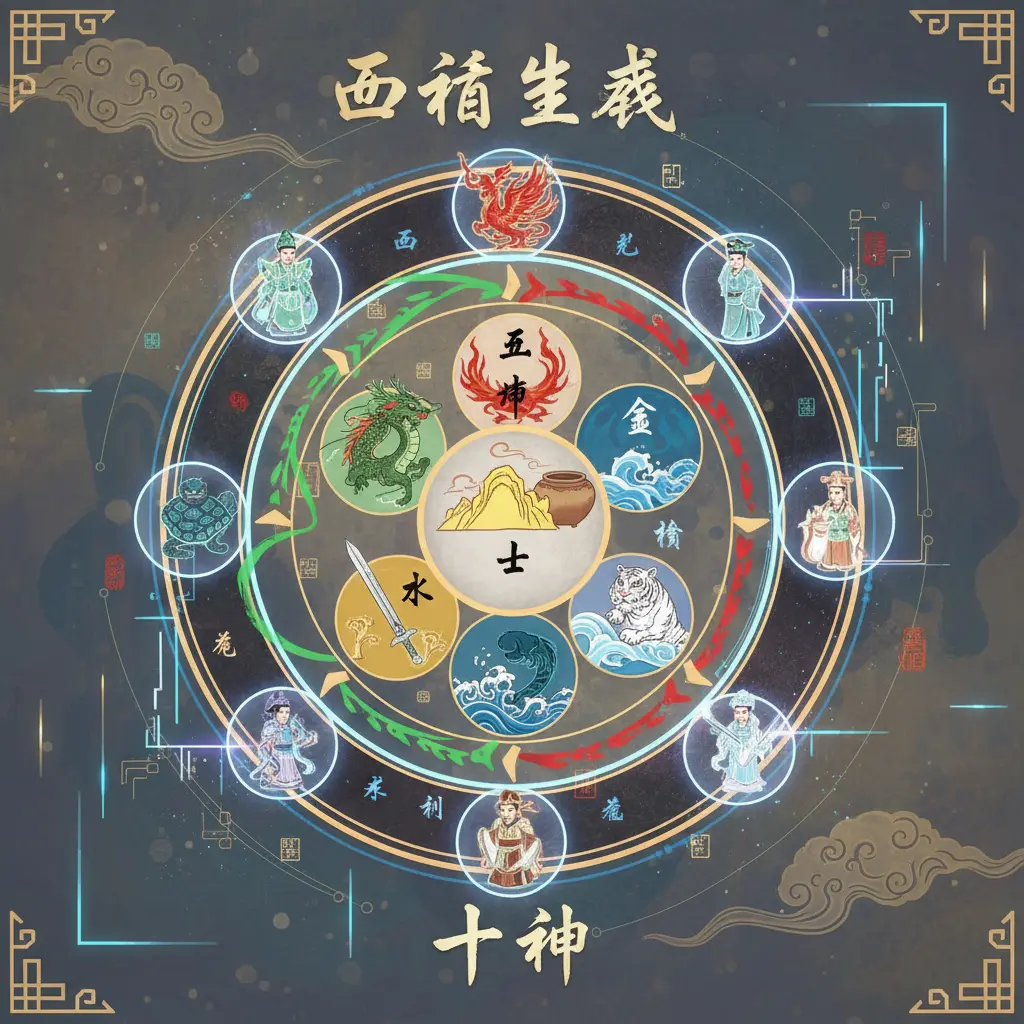 十神 - 五行生剋