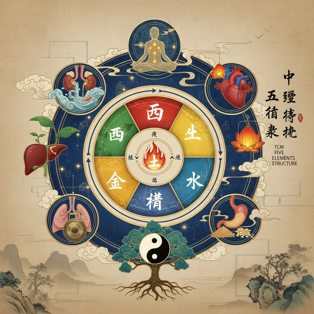 五行結構 - 中醫