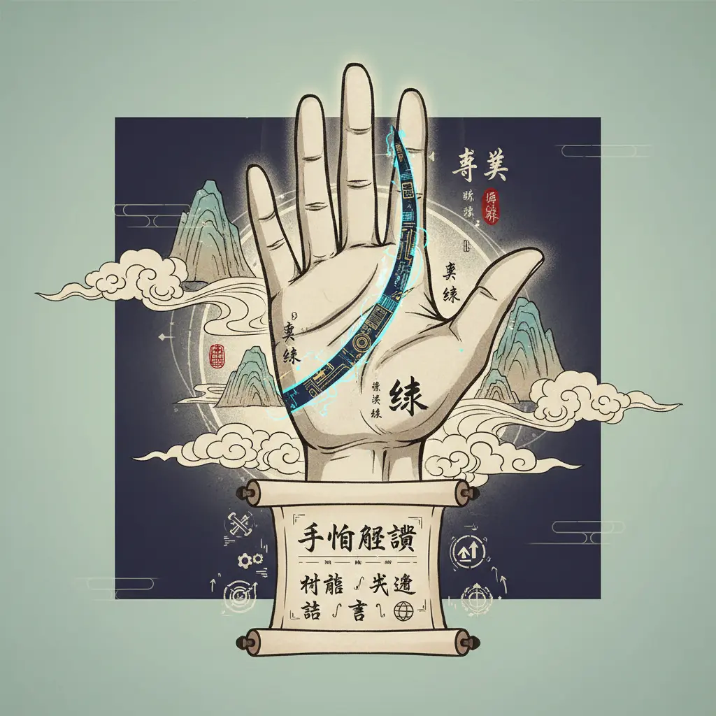 手相解讀 - 事業線