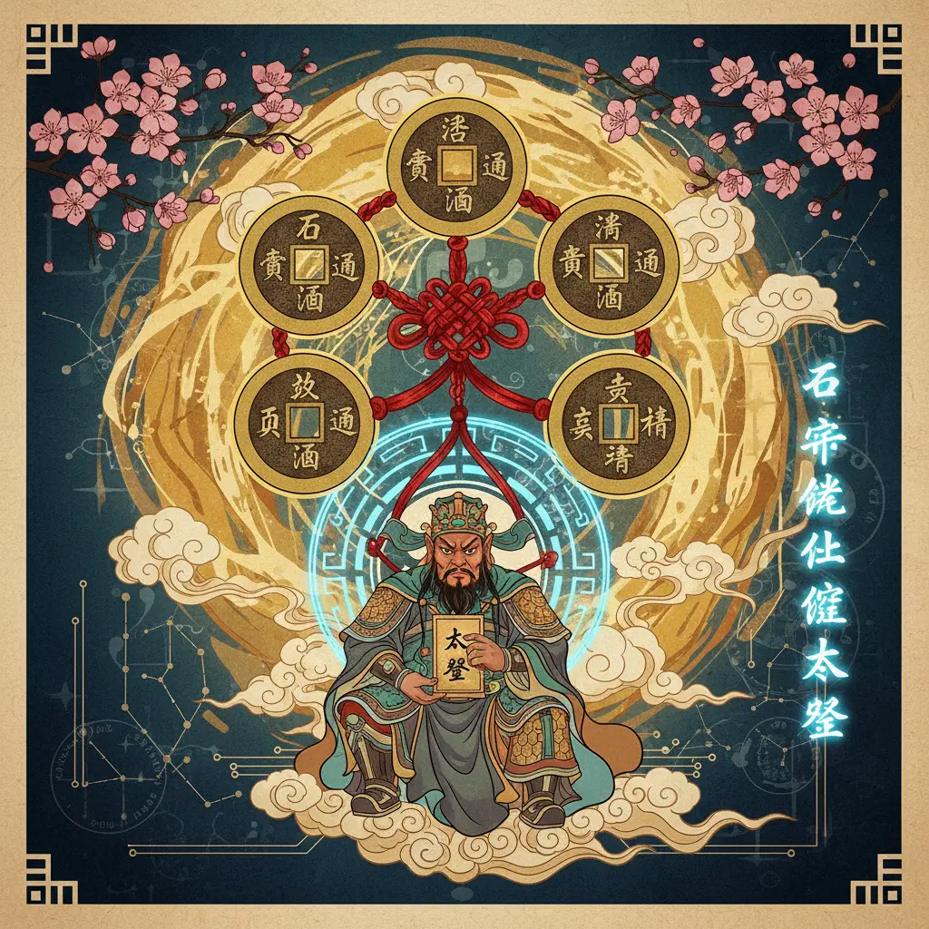 太歲方位 - 五帝錢