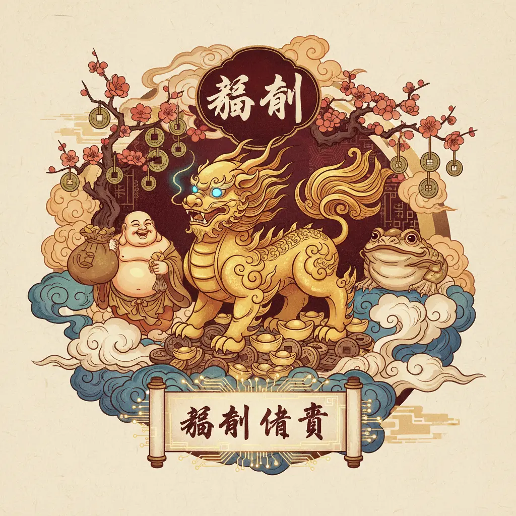 風水吉祥物 - 招財