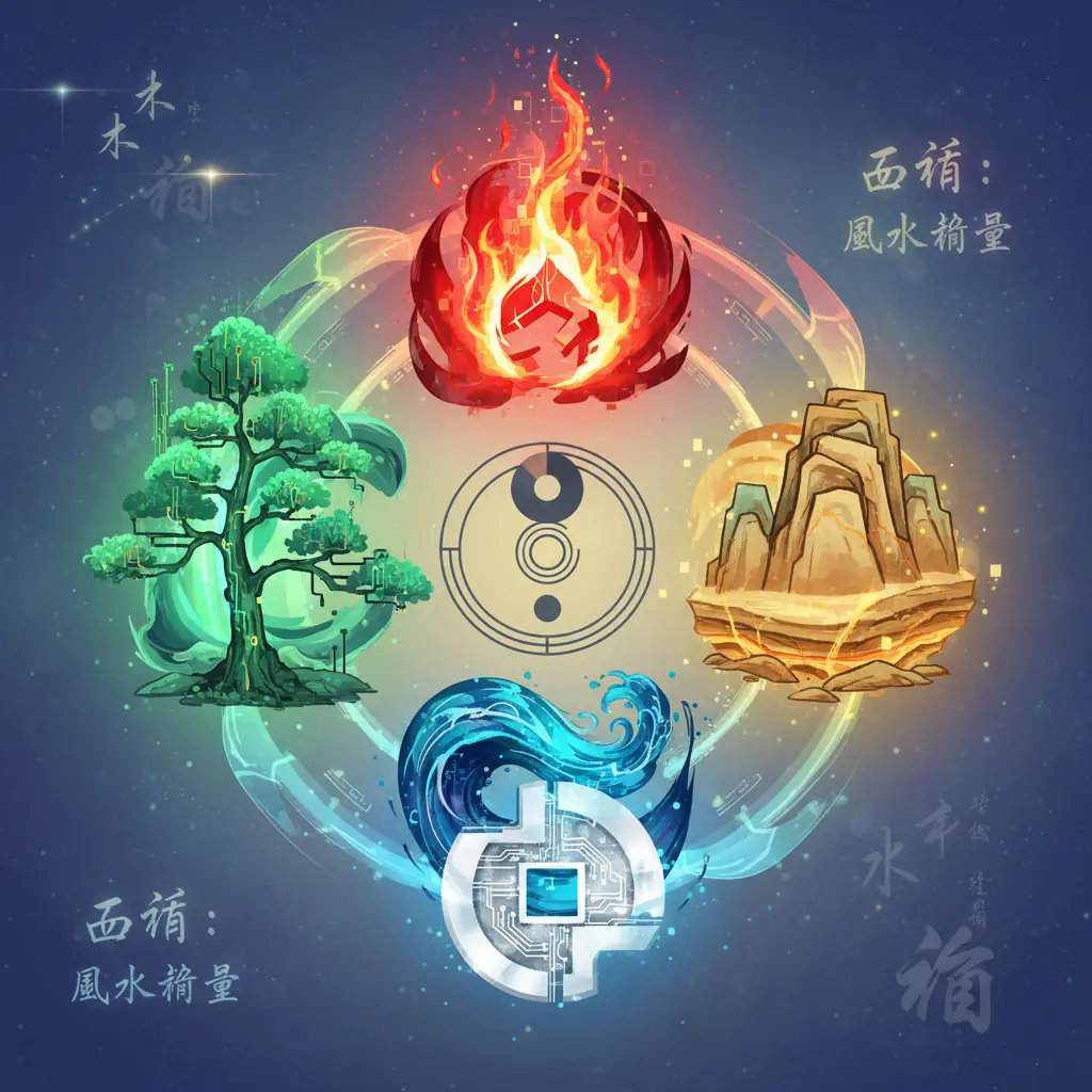 風水能量 - 五行