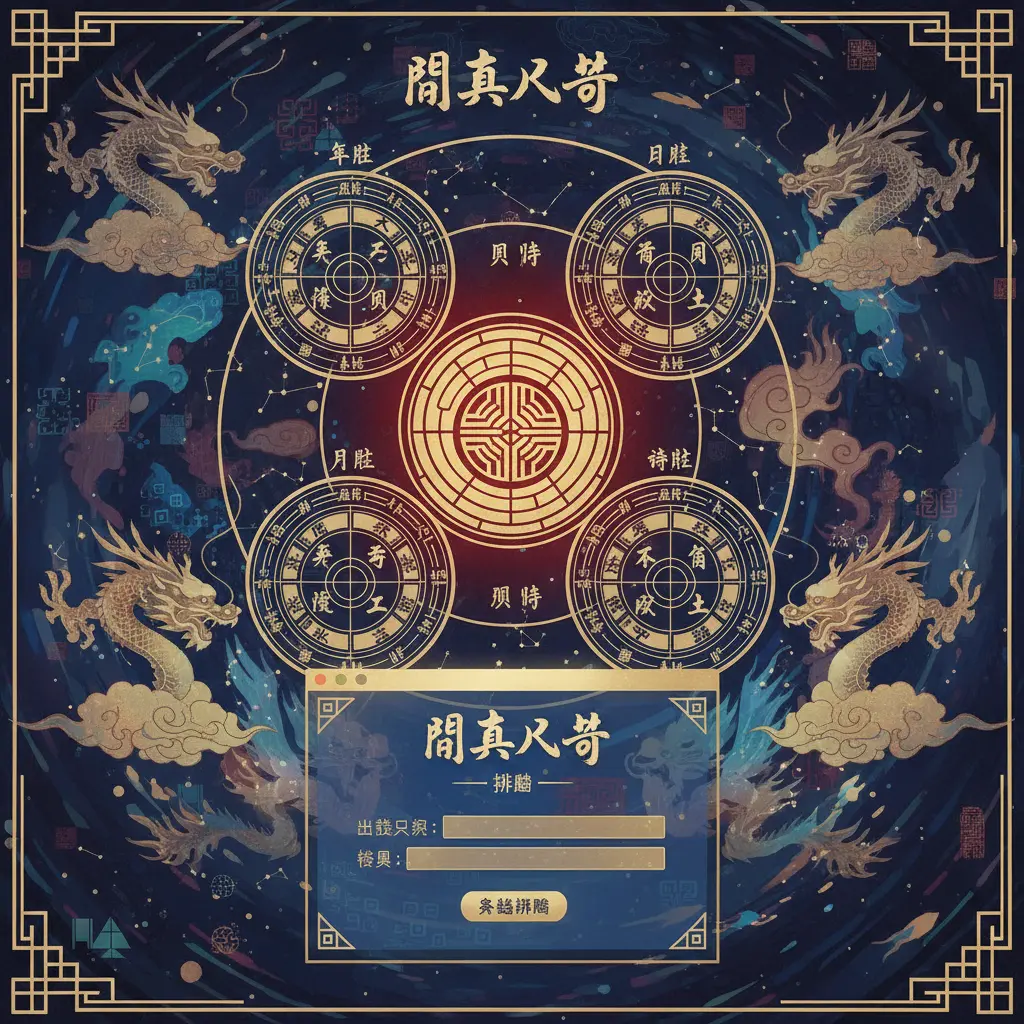 問真八字 - 問真八字排盤