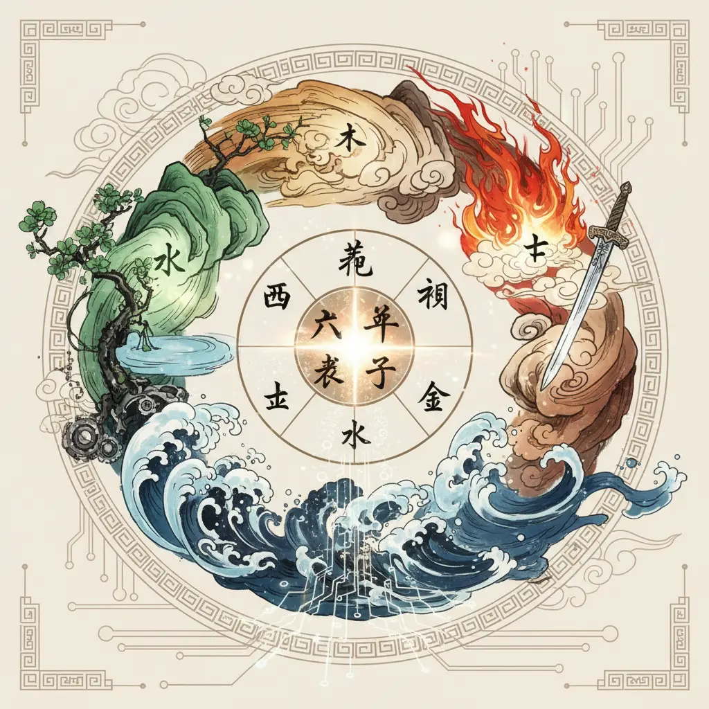 五行喜用神 - 八字