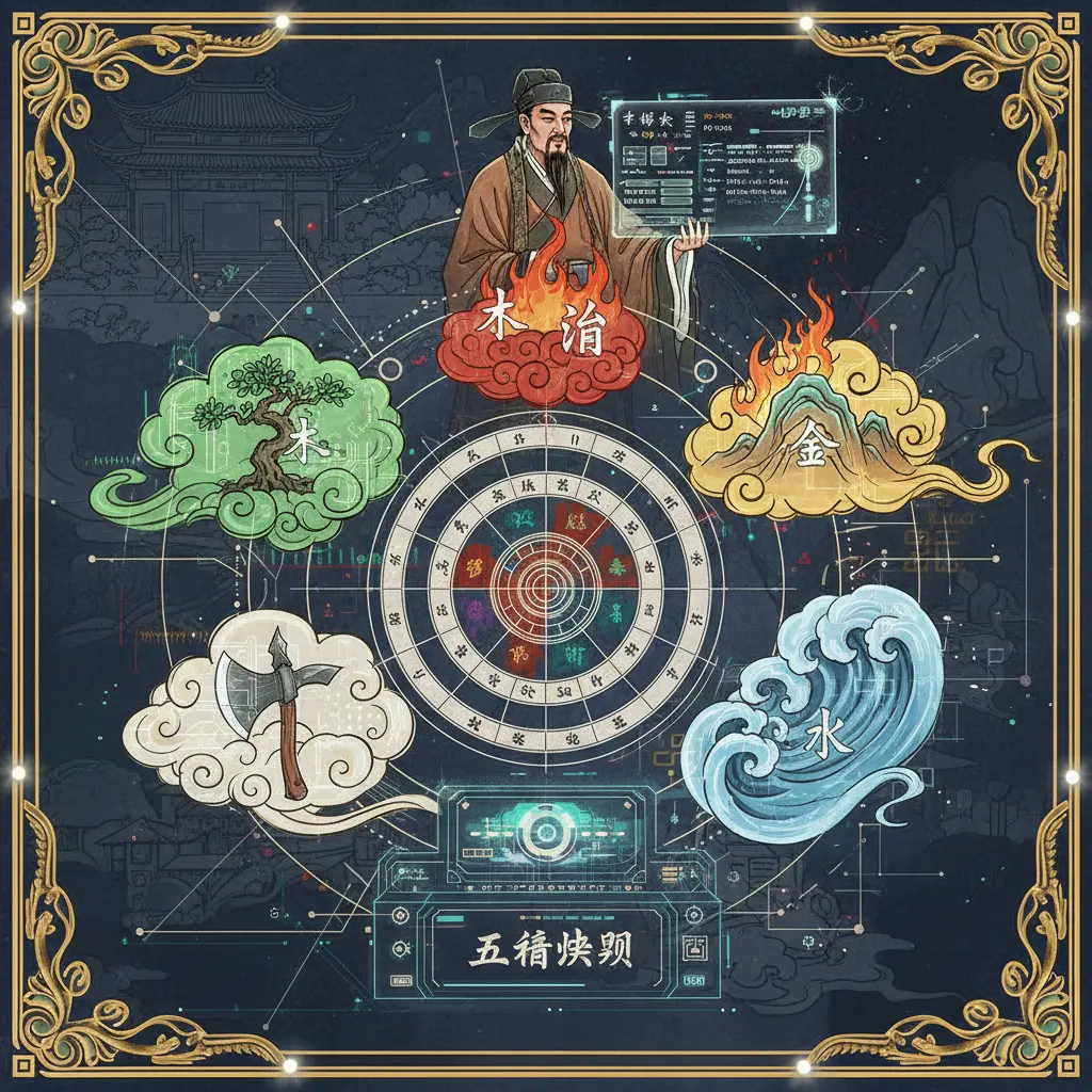 五行查詢 - 子平八字