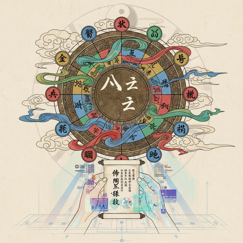 八字命盤解析 - 八字排盤