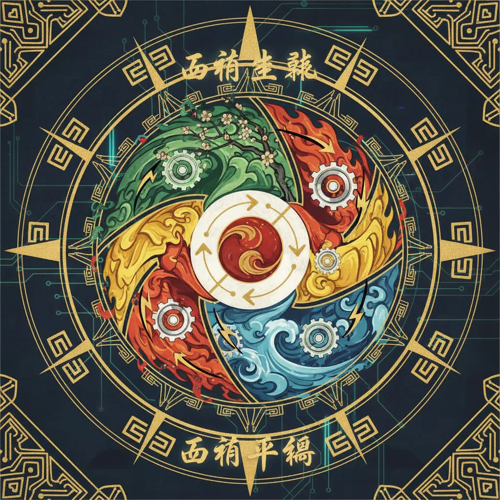 五行平衡 - 五行生剋