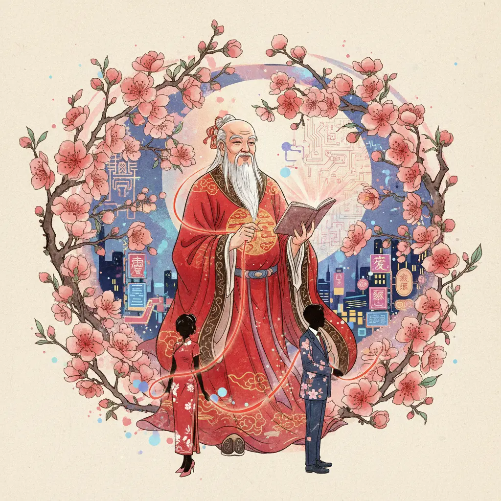 姻緣桃花 - 月老