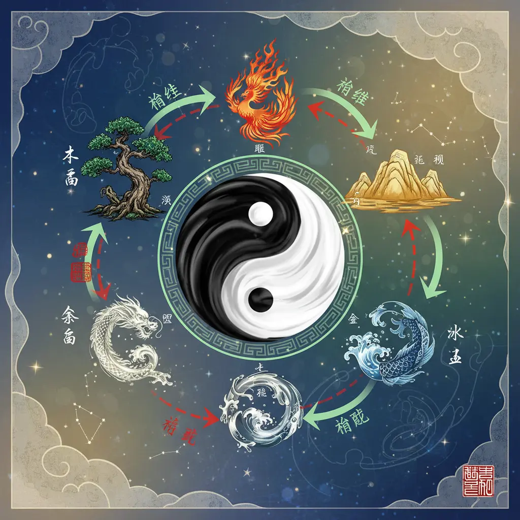 陰陽五行 - 五行相生相剋