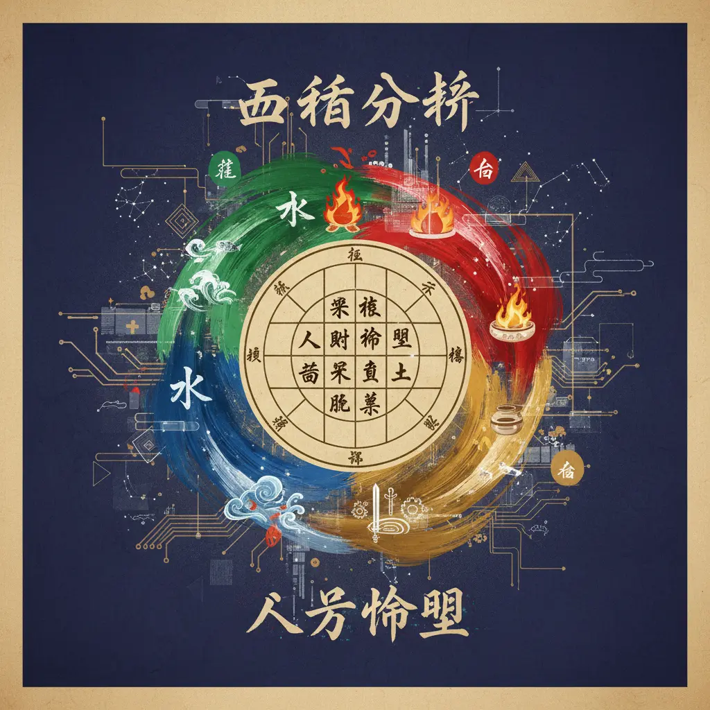 八字命盤 - 五行分析