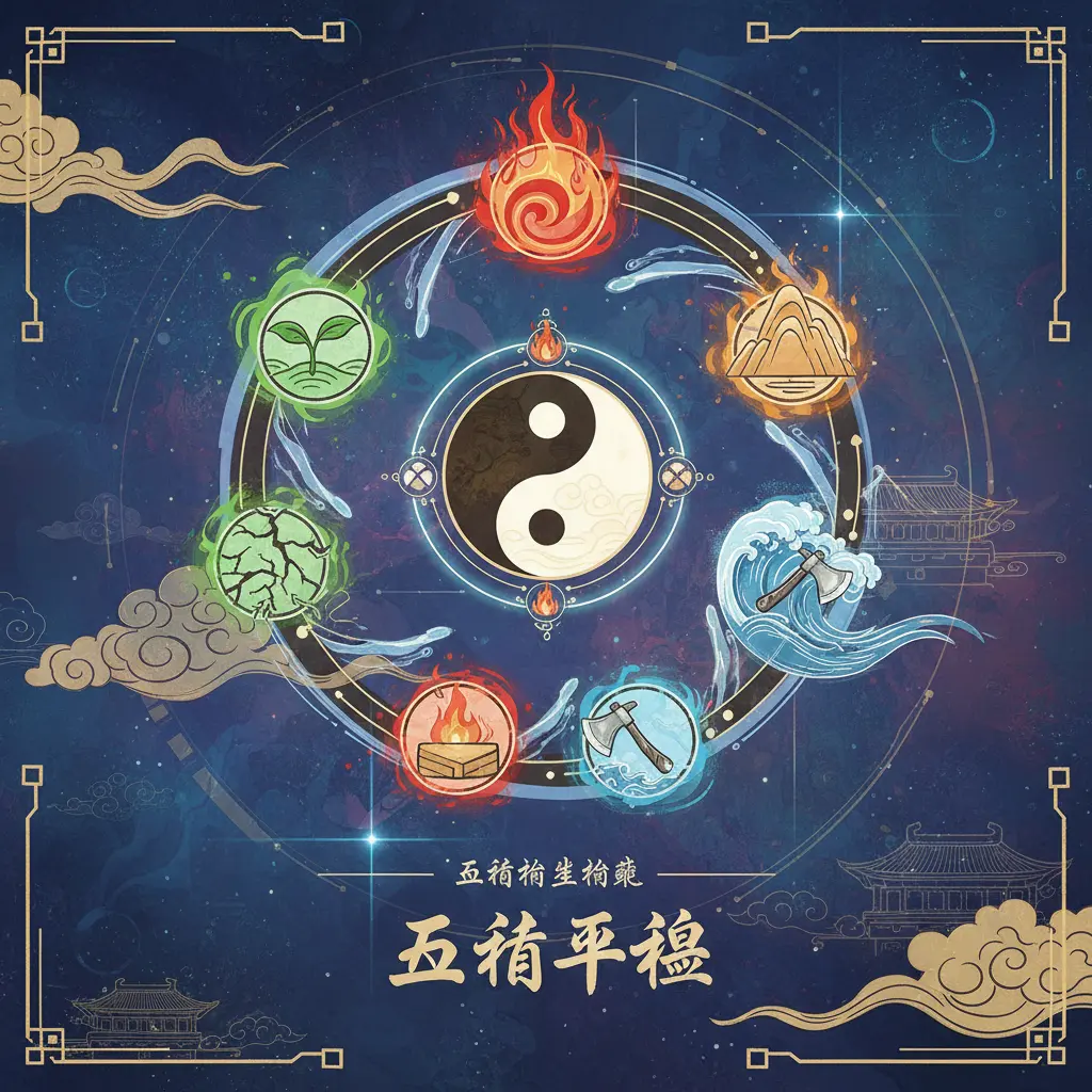 五行平衡 - 五行相生相剋