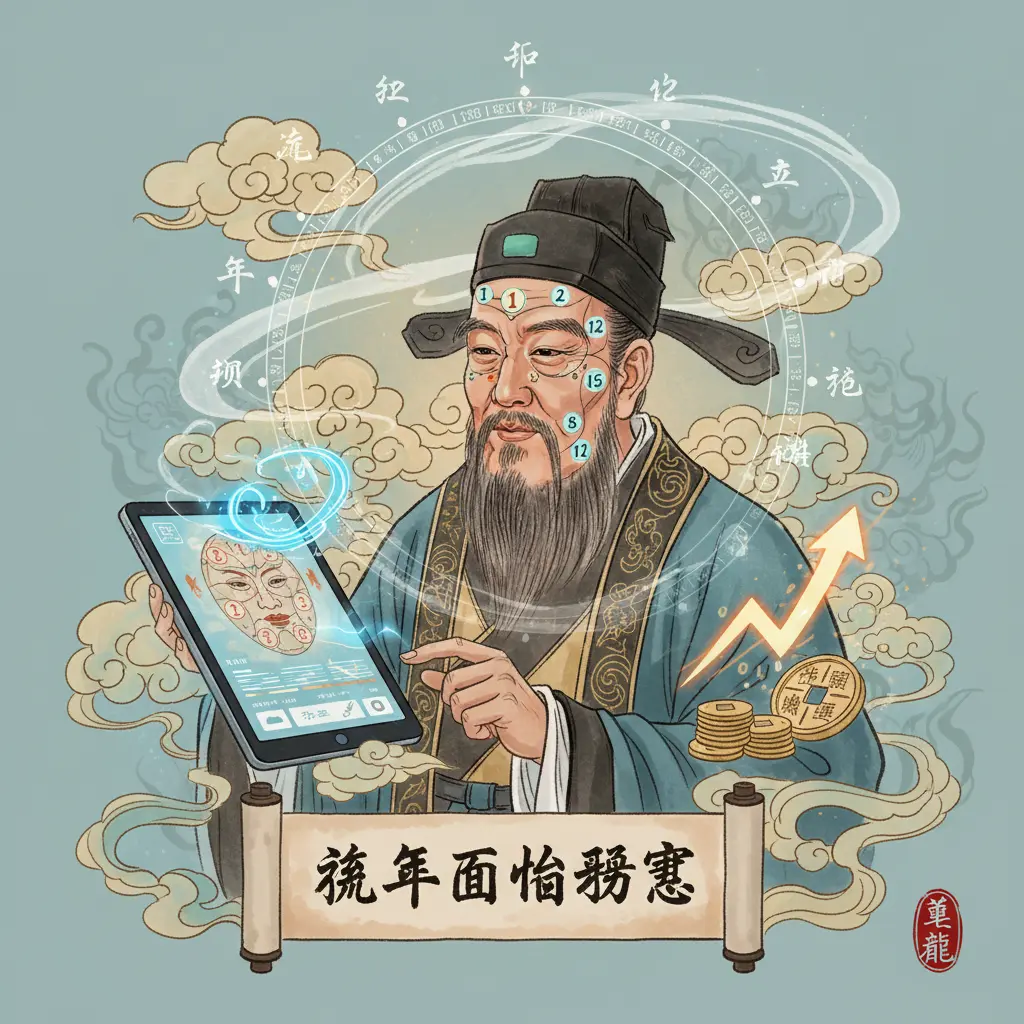 流年預測 - 面相學
