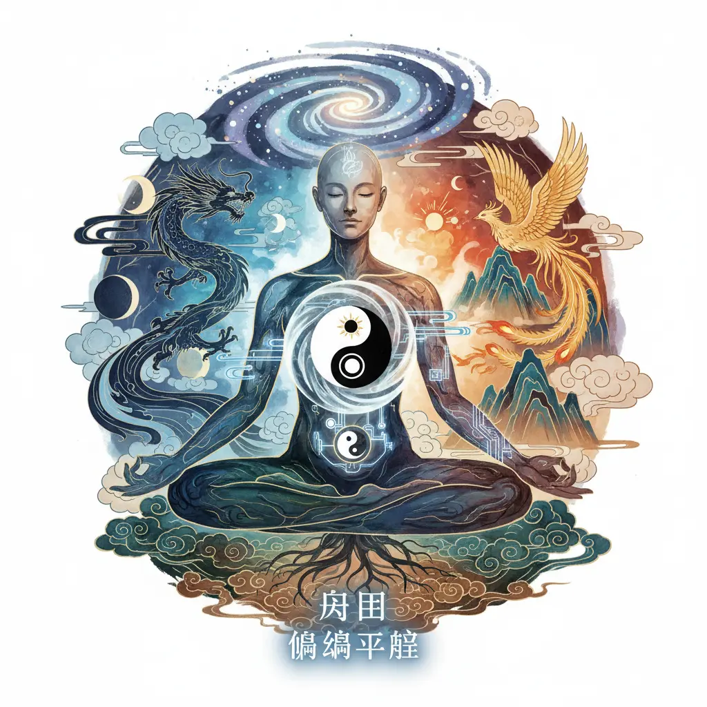 陰陽平衡 - 丹田