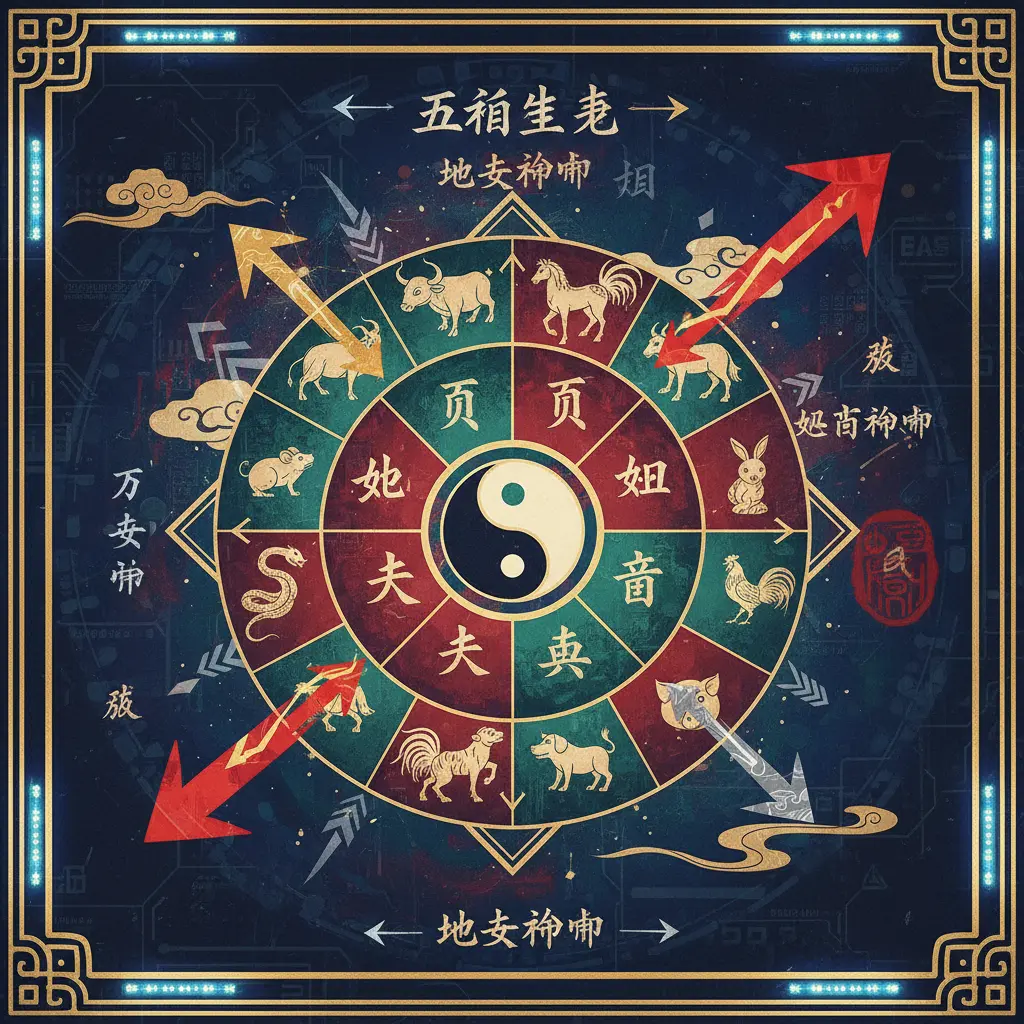 地支相沖 - 五行生剋