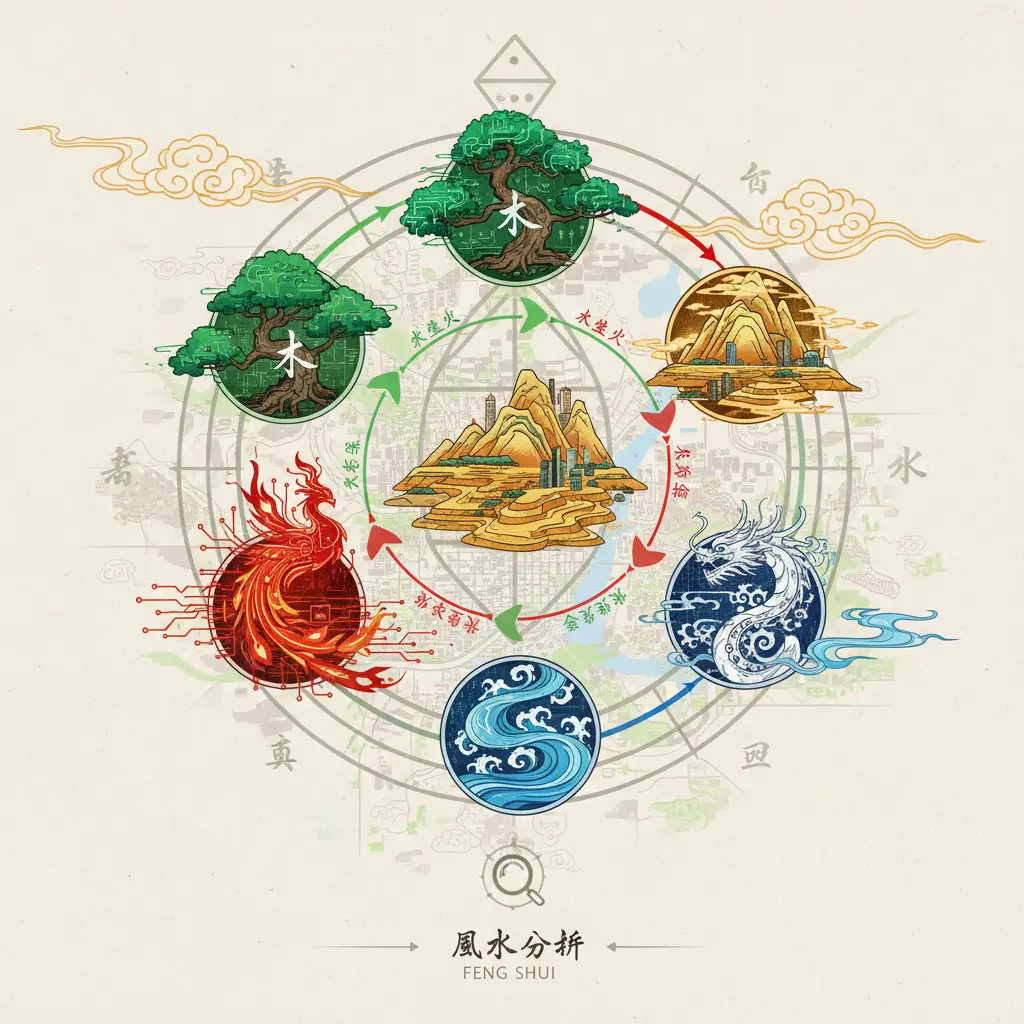 風水分析 - 五行