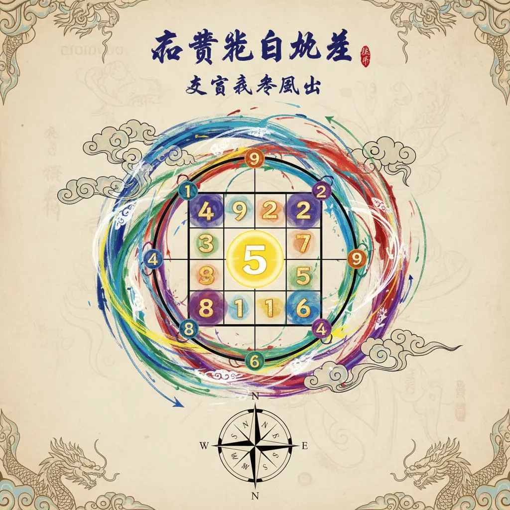 玄空飛星風水 - 洛書紫白九星