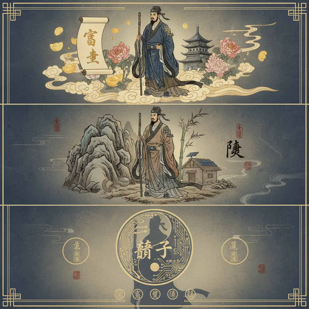 富貴貧賤 - 君子