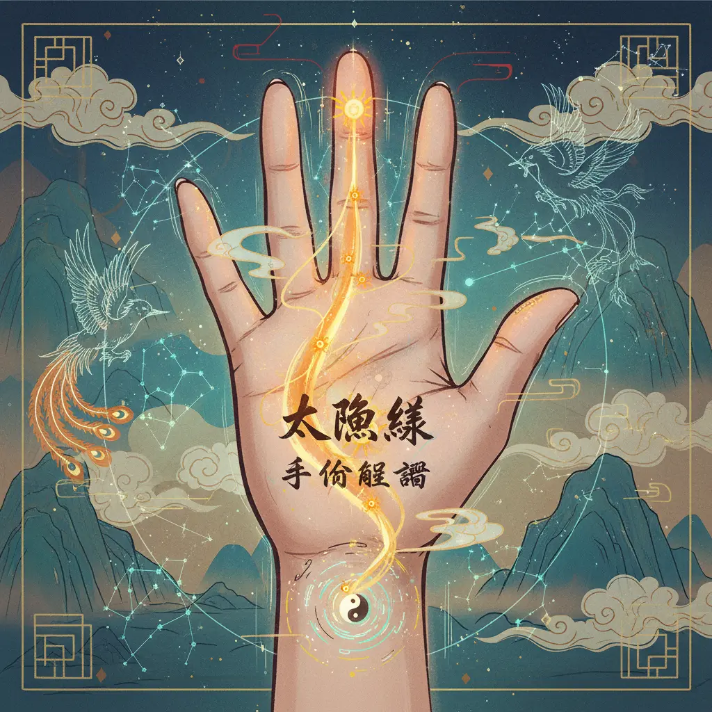 手相解讀 - 太陽線