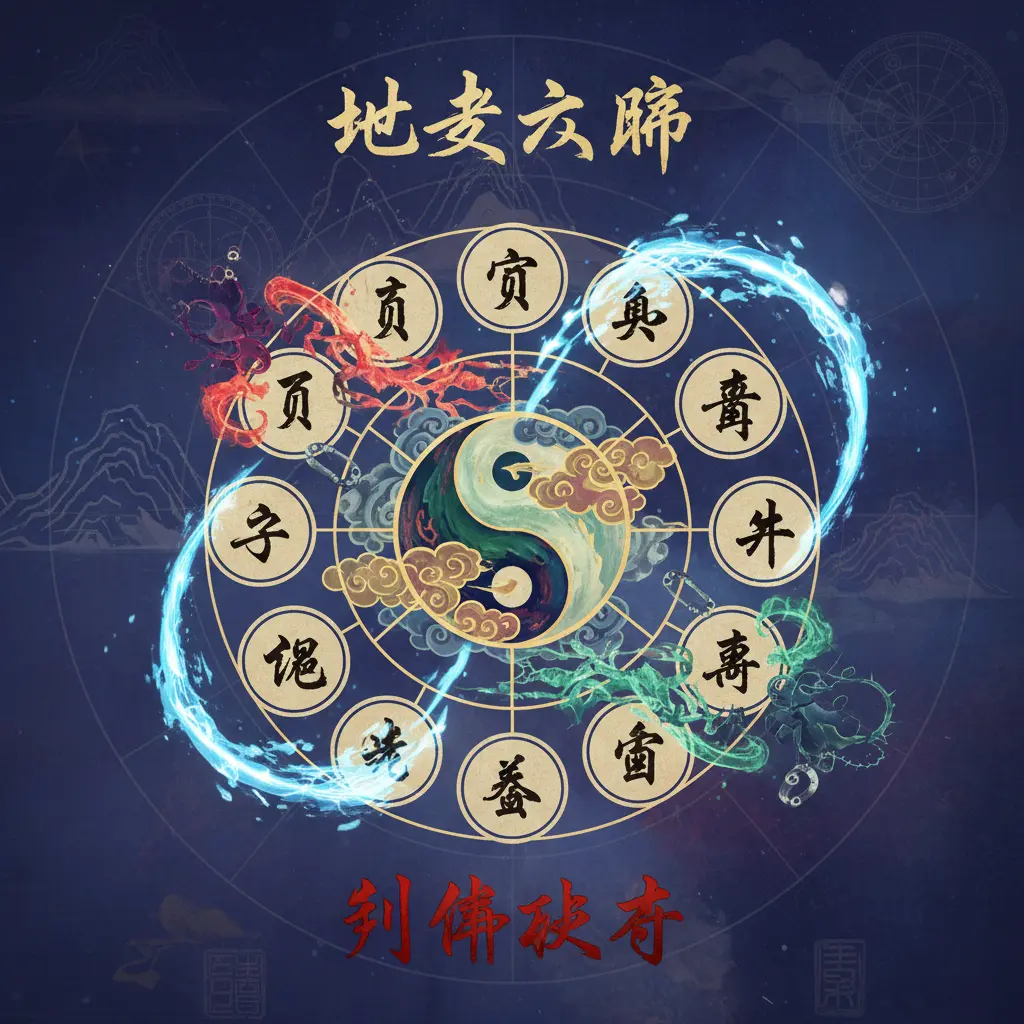 地支六破 - 刑衝破害