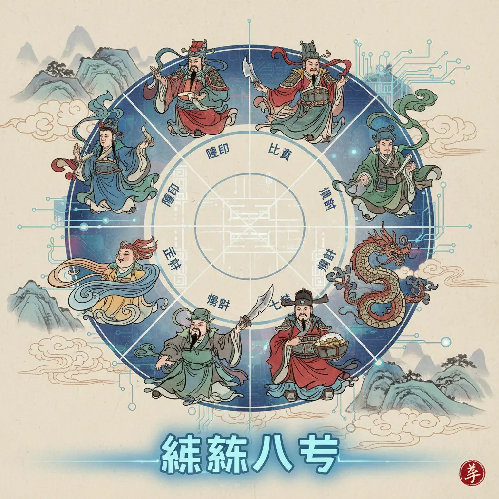 線上八字 - 十神