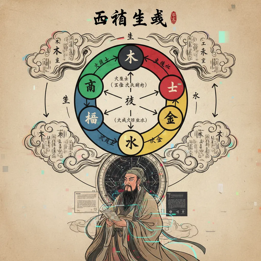 八字解析 - 五行生剋