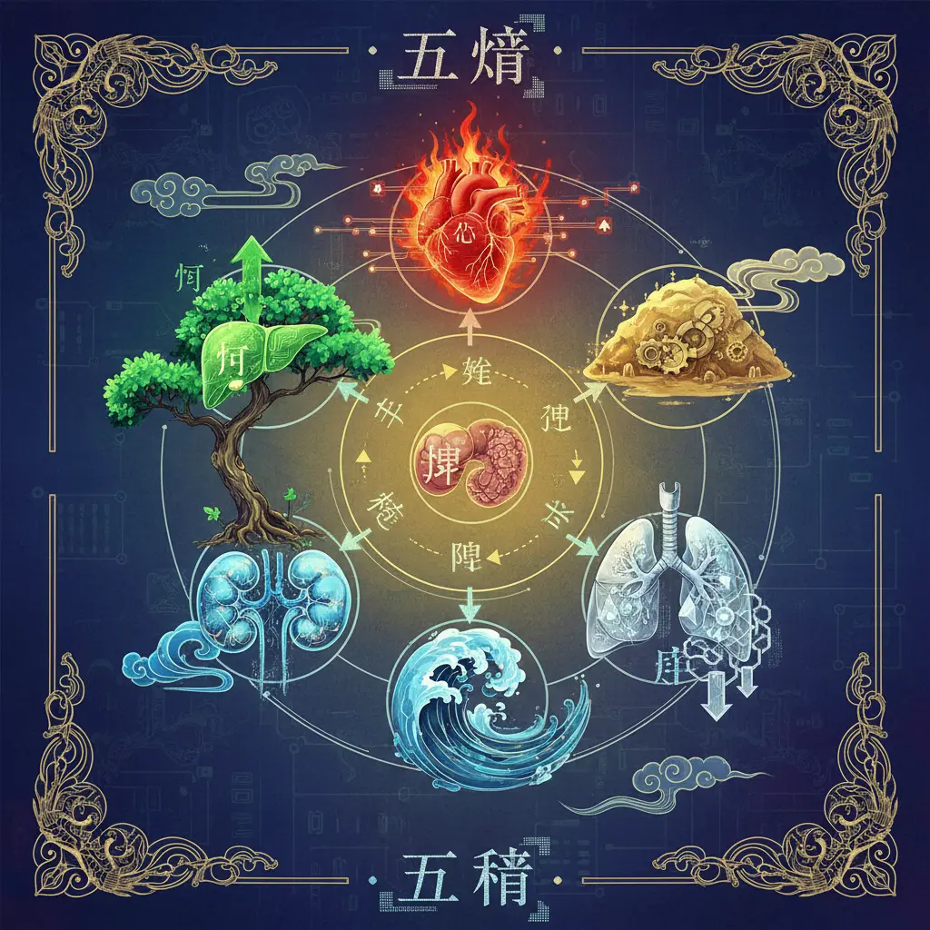 五行理論 - 五臟