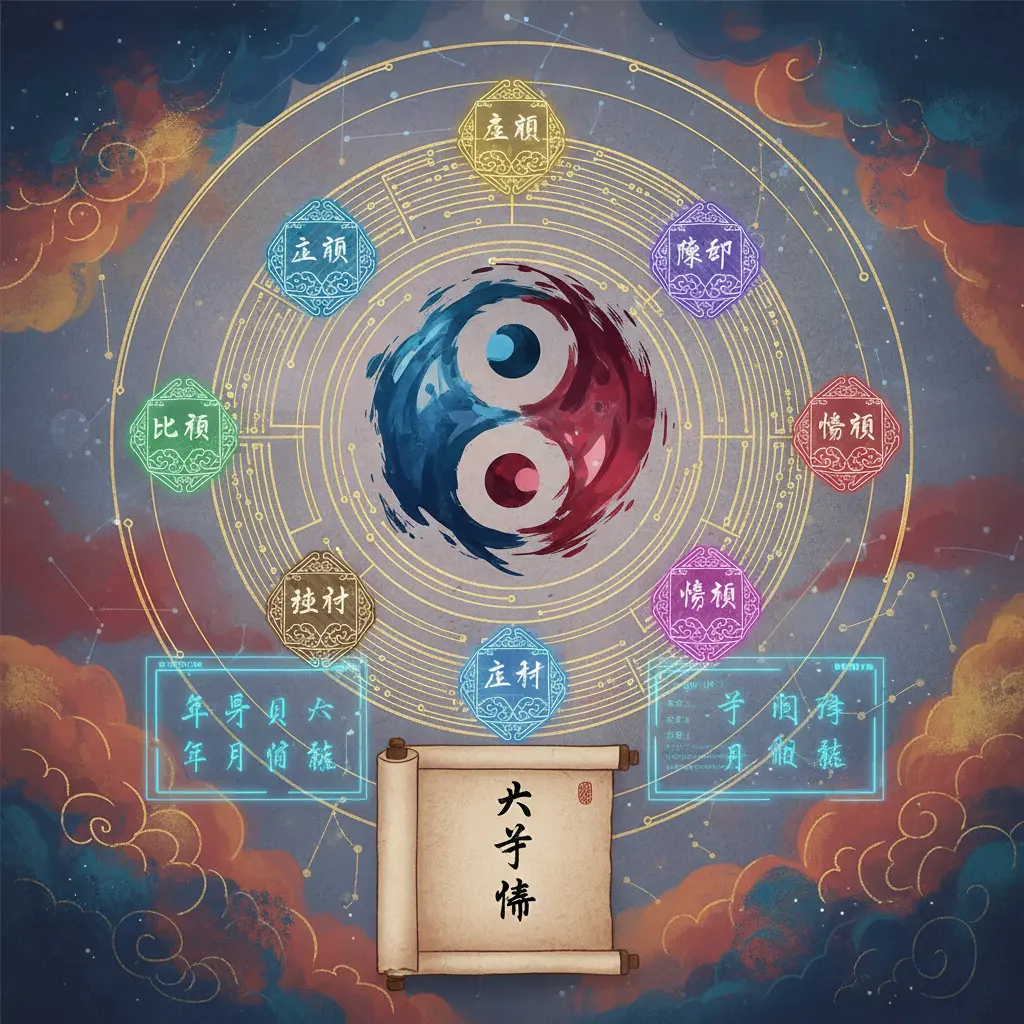 八字命盤 - 十神