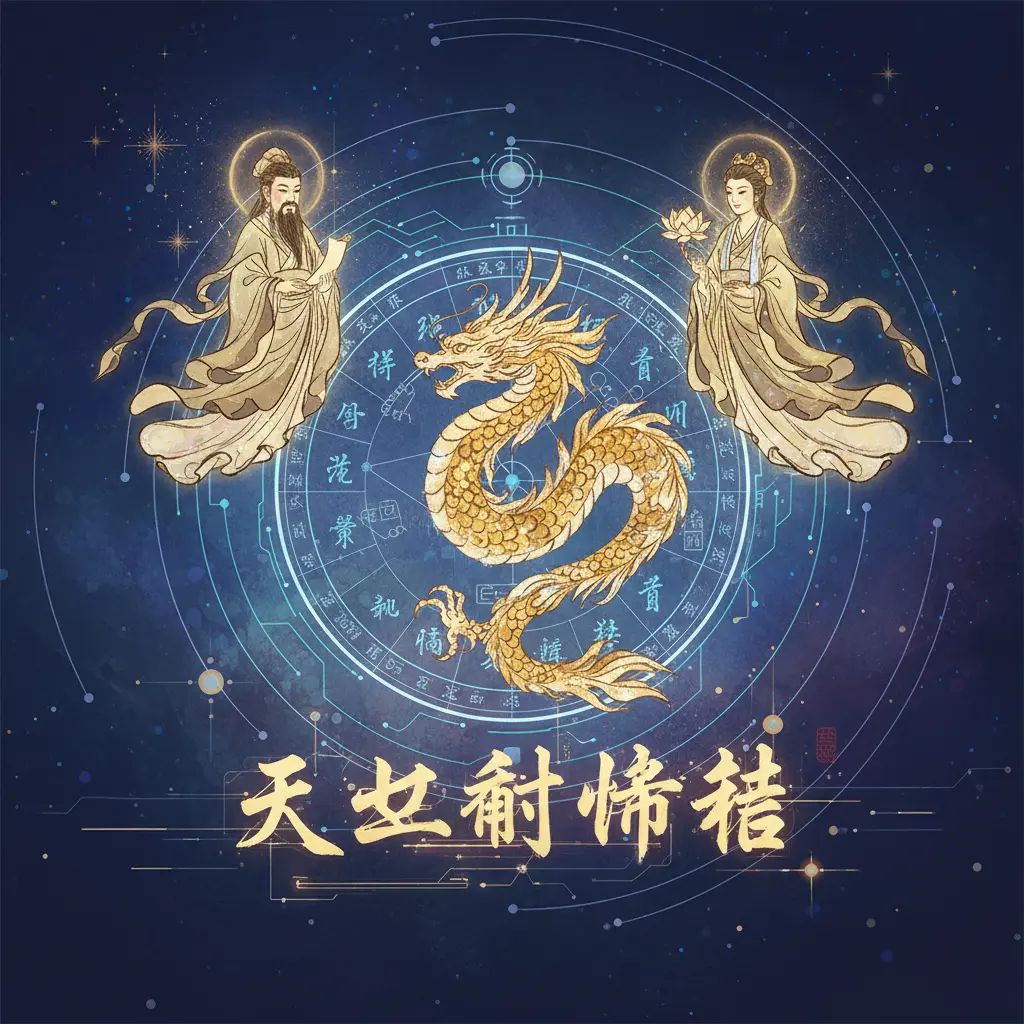 命盤格局 - 天乙拱命格