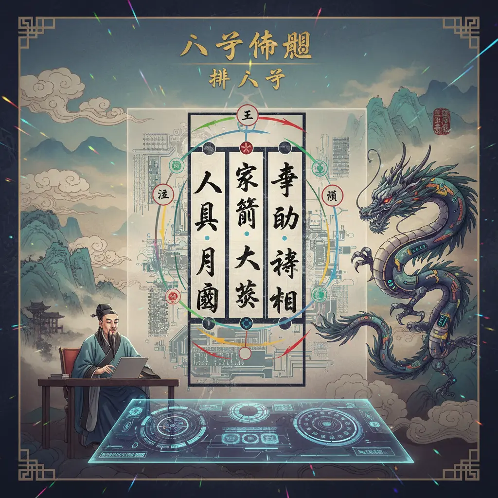 排 八字 - 八字命盤