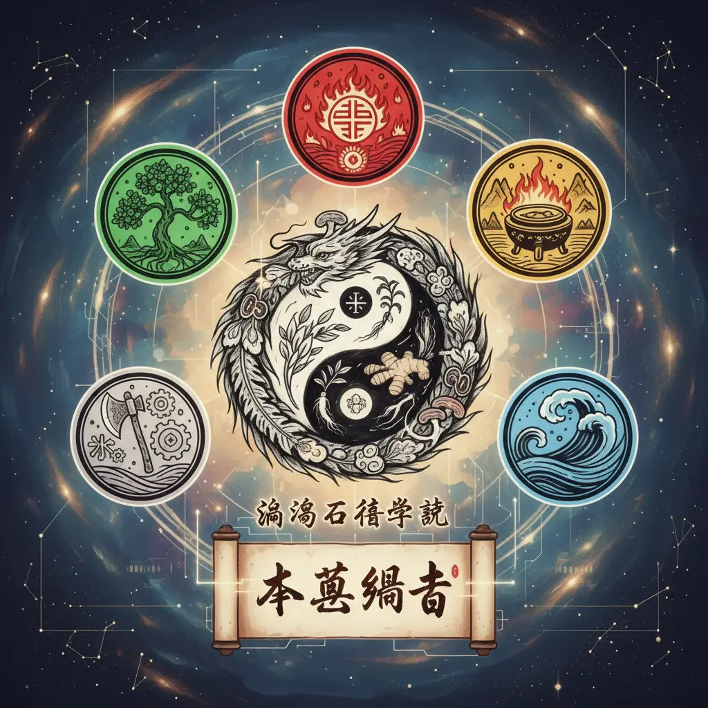 陰陽五行學說 - 本草綱目