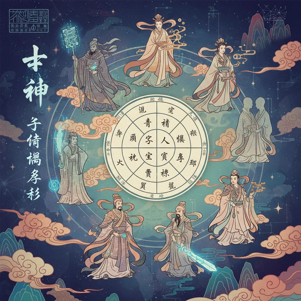 八字命盤解析 - 十神