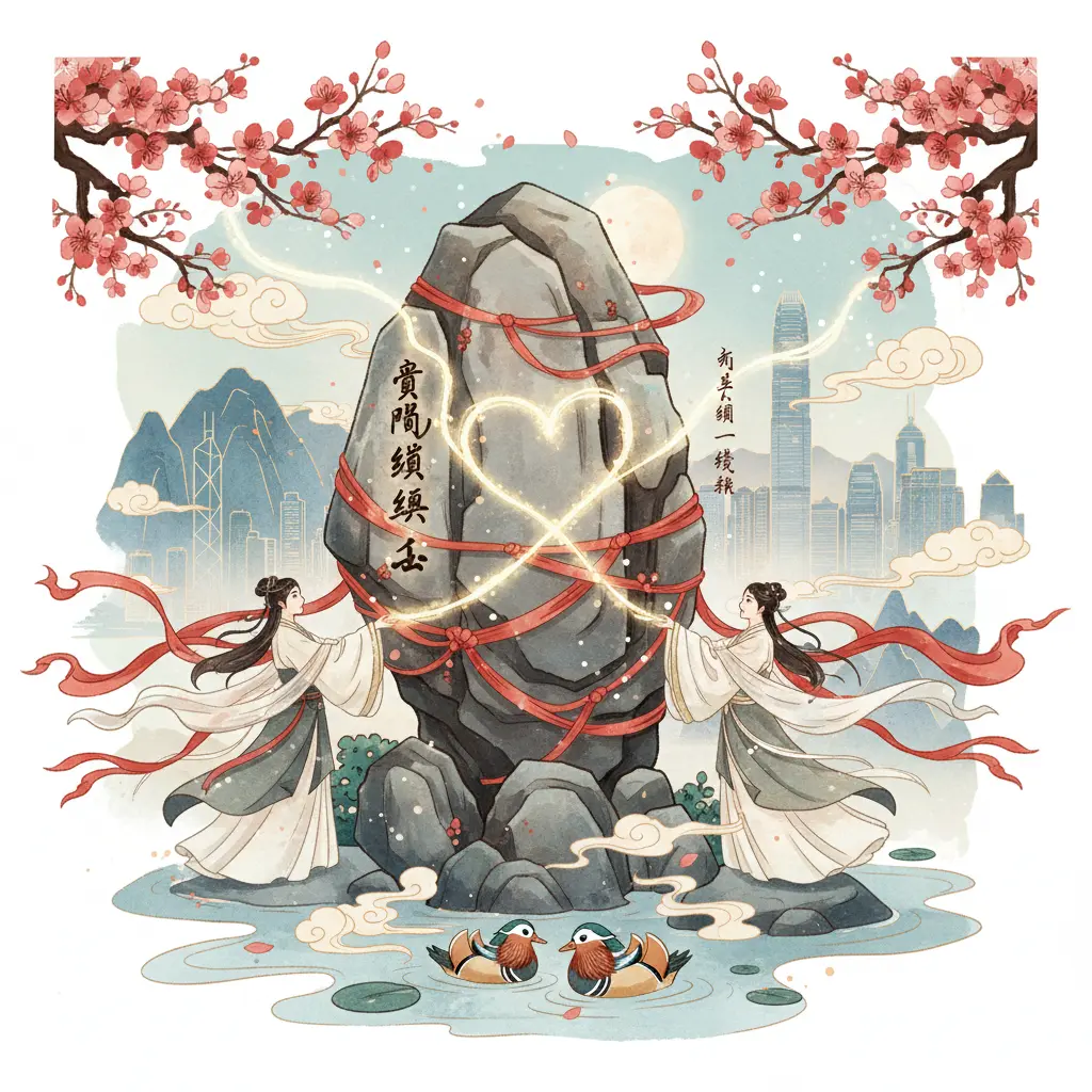姻緣 - 寶雲道姻緣石