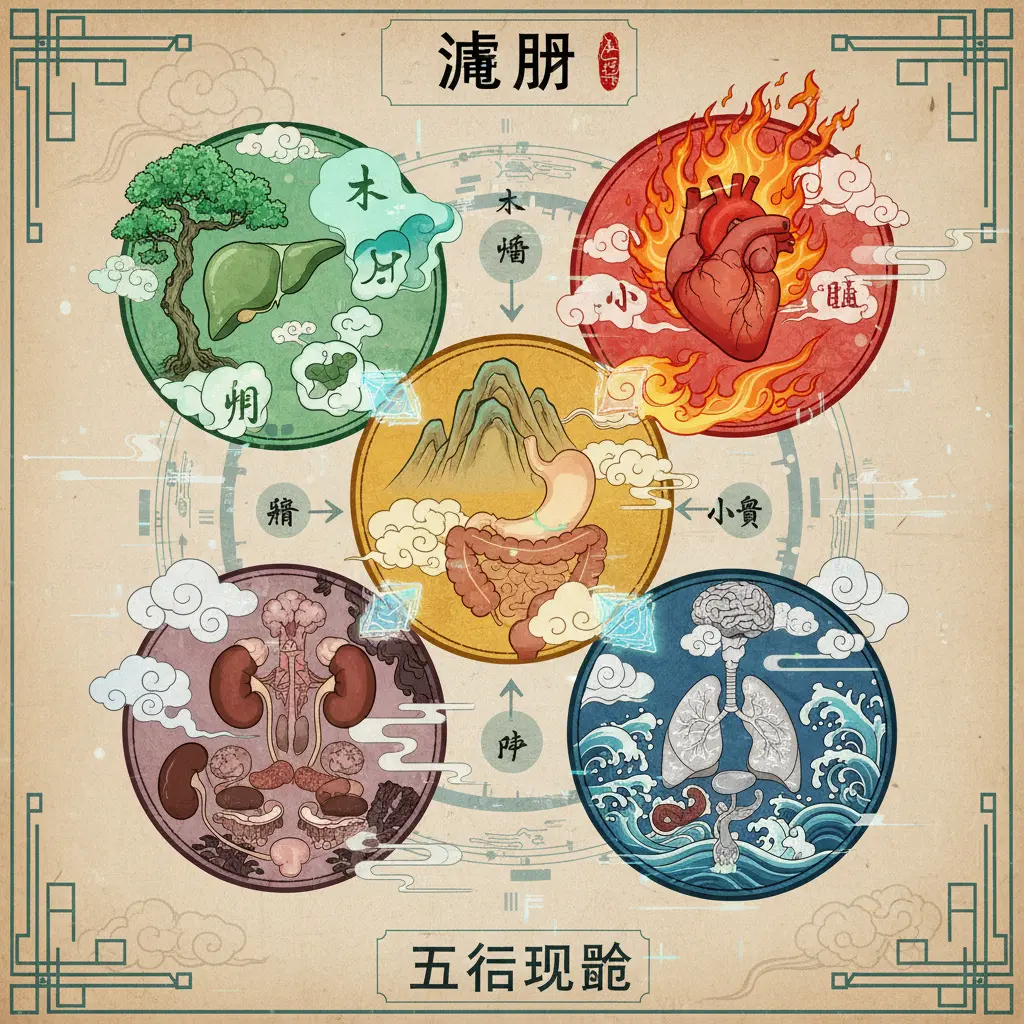 五行理論 - 臟腑