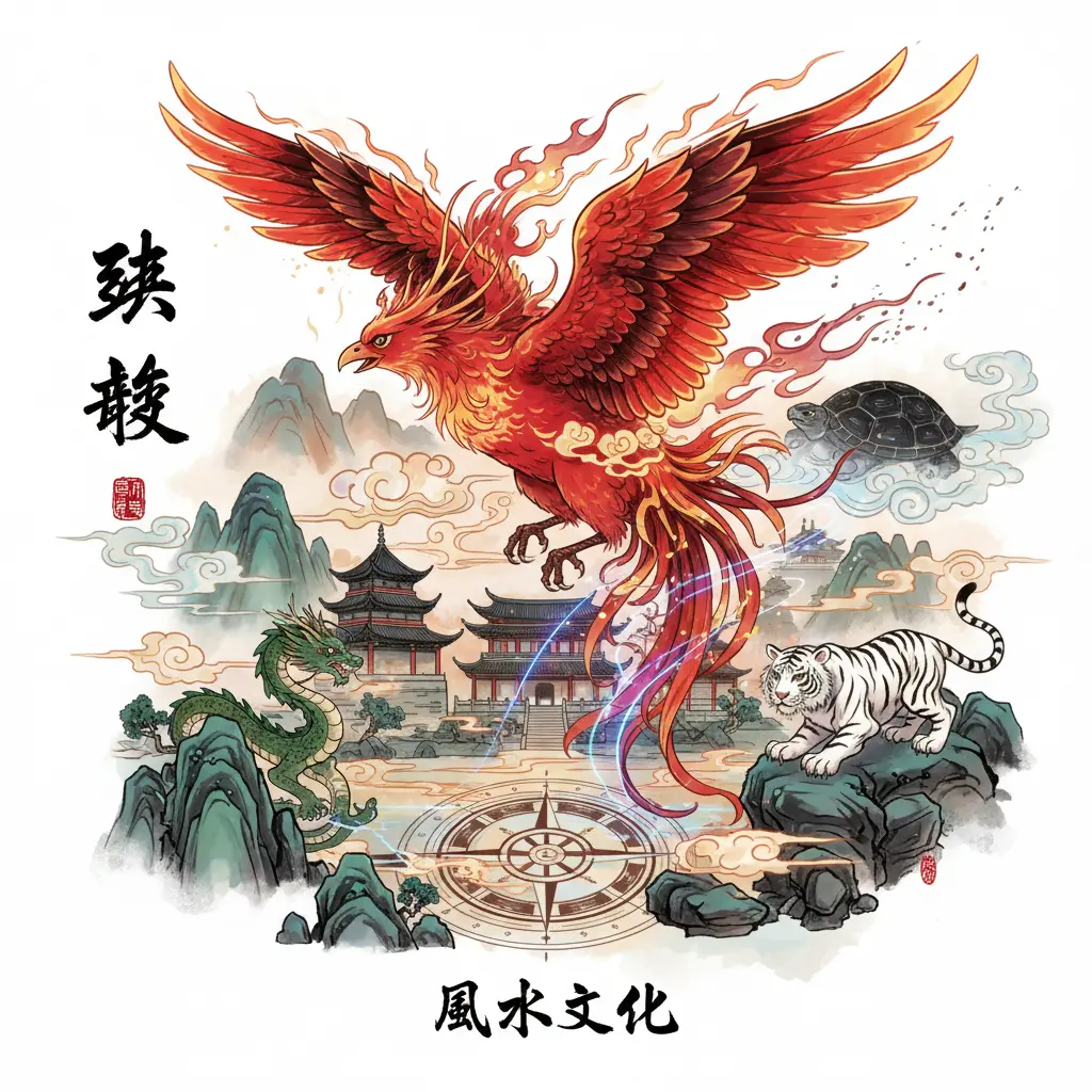 風水文化 - 朱雀