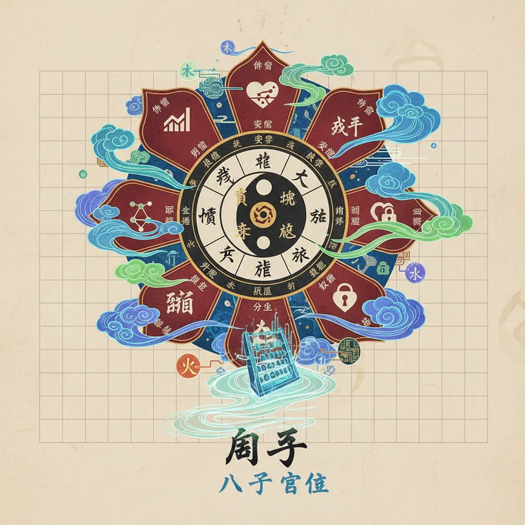 八字宮位 - 周易