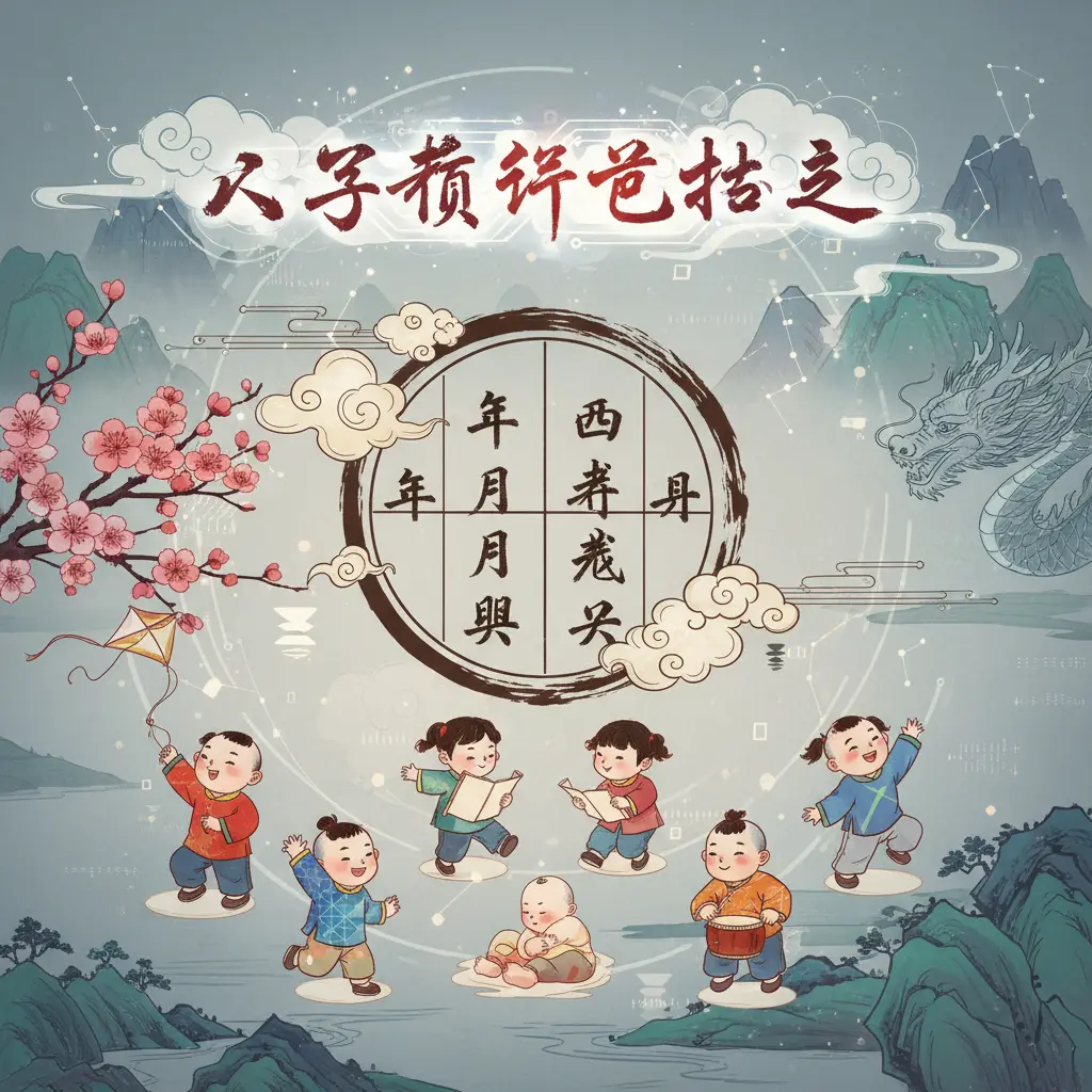 八字看幾個孩子 - 四柱生辰八字